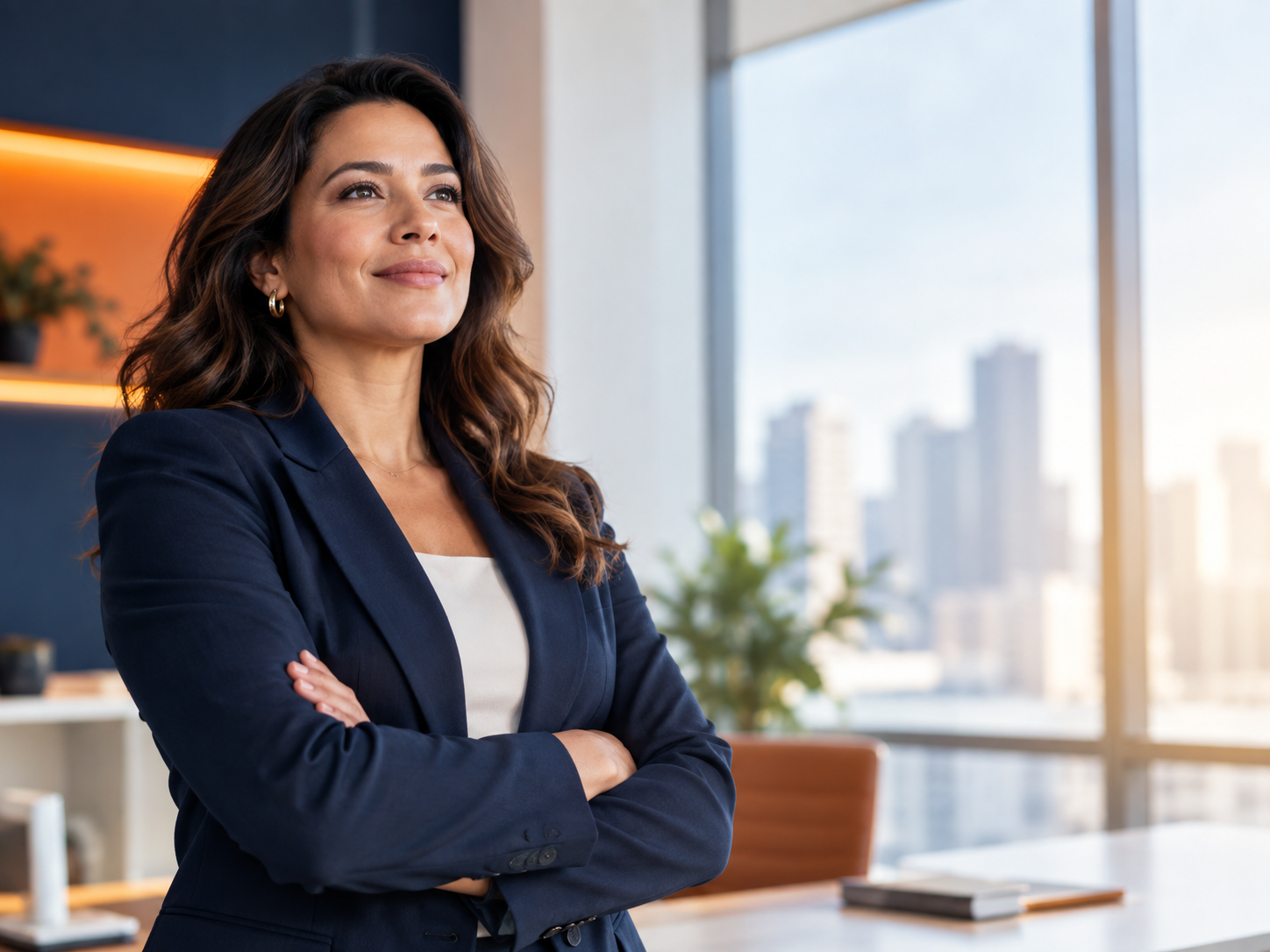 Consultora tributária em ambiente corporativo